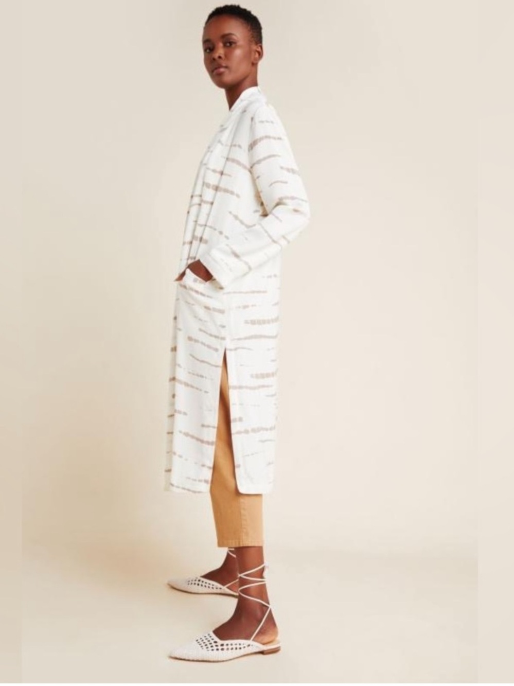 BB Dakota NWT Deedra Duster Jacket in Shibori Print Size M - Picture 2 of 8